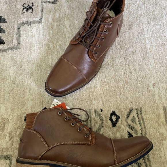 Deer Stags Mens Rhodes Memory Foam Dress Comfort Casual Fashion Cap Toe Chukka Boot Deer Stags Mens Rhodes Memory Foam Dress Comfort Casual Fashion Cap Toe Chukka Boot